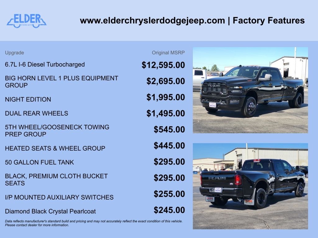 New 2025 Ram 3500 LONE STAR CREW CAB 4X4 8' BOX Pickup