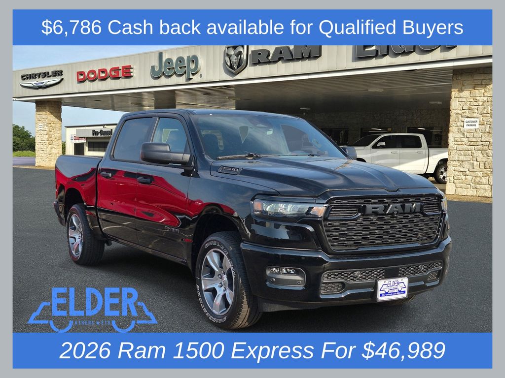 New 2026 Ram 1500 EXPRESS CREW CAB 4X4 5'7 BOX