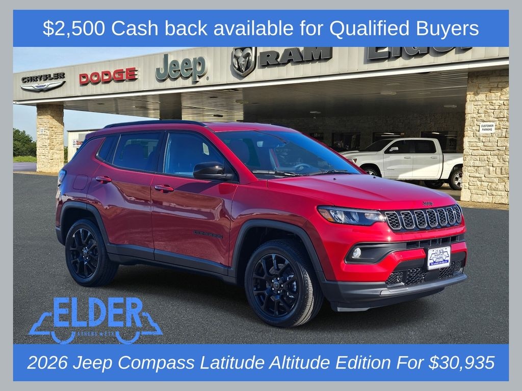 New 2026 Jeep Compass LATITUDE ALTITUDE 4X4 Sport Utility