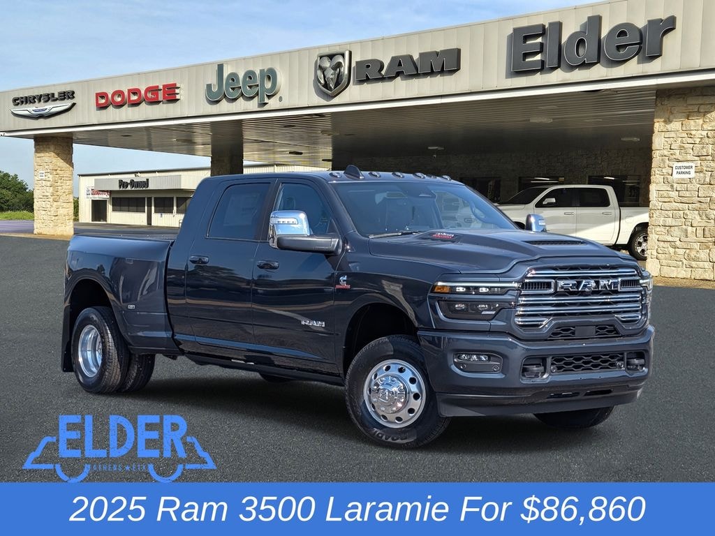 New 2025 Ram 3500 LARAMIE MEGA CAB 4X4 6'4 BOX Pickup