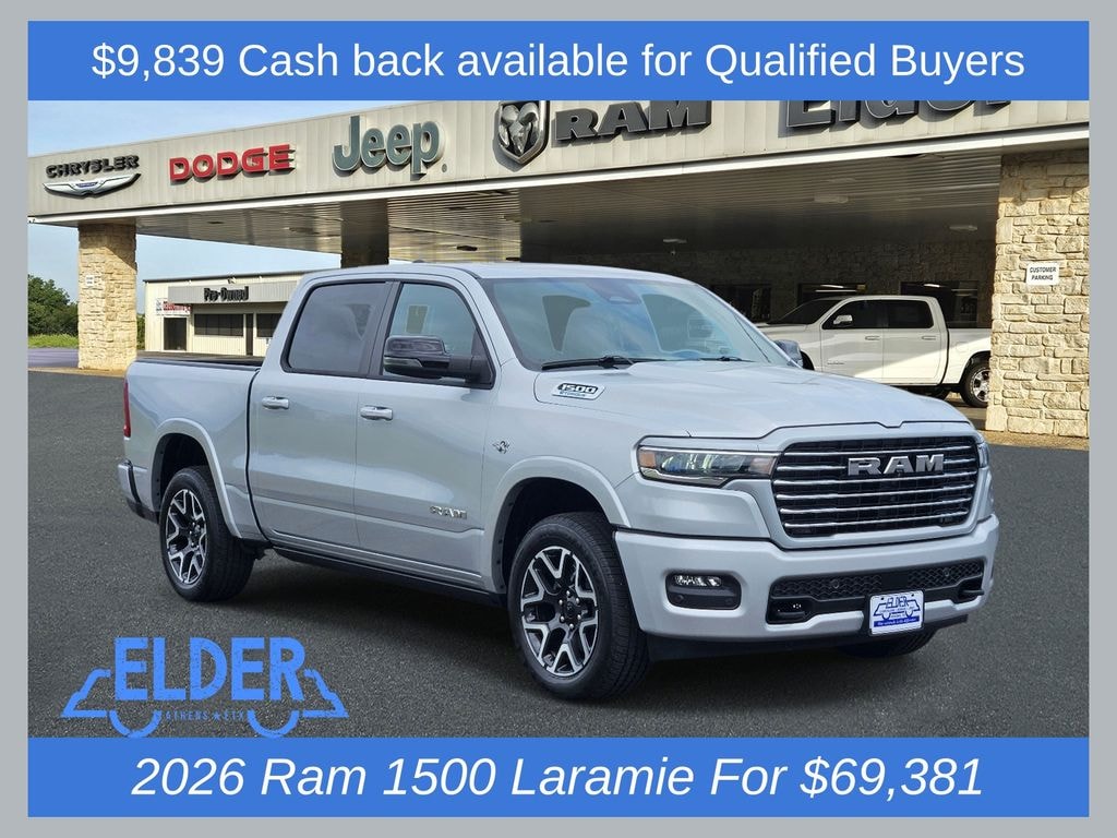 New 2026 Ram 1500 LARAMIE CREW CAB 4X4 5'7 BOX Pickup