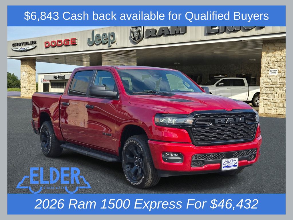 New 2026 Ram 1500 EXPRESS CREW CAB 4X4 5'7 BOX