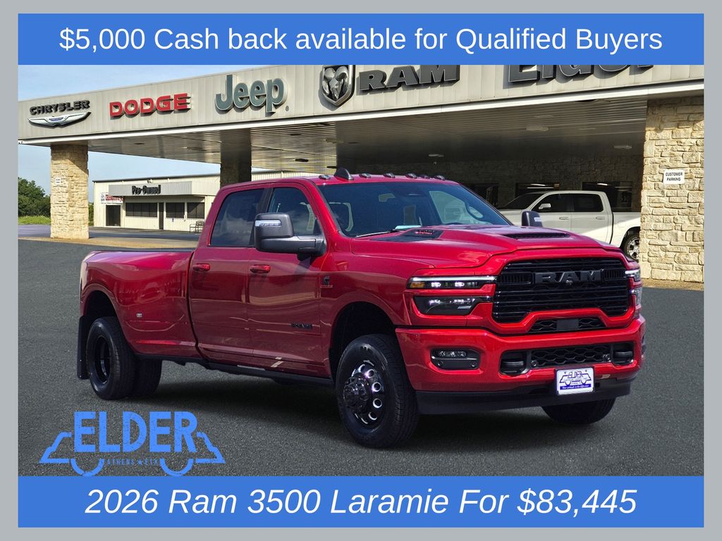 New 2026 Ram 3500 LARAMIE CREW CAB 4X4 8' BOX