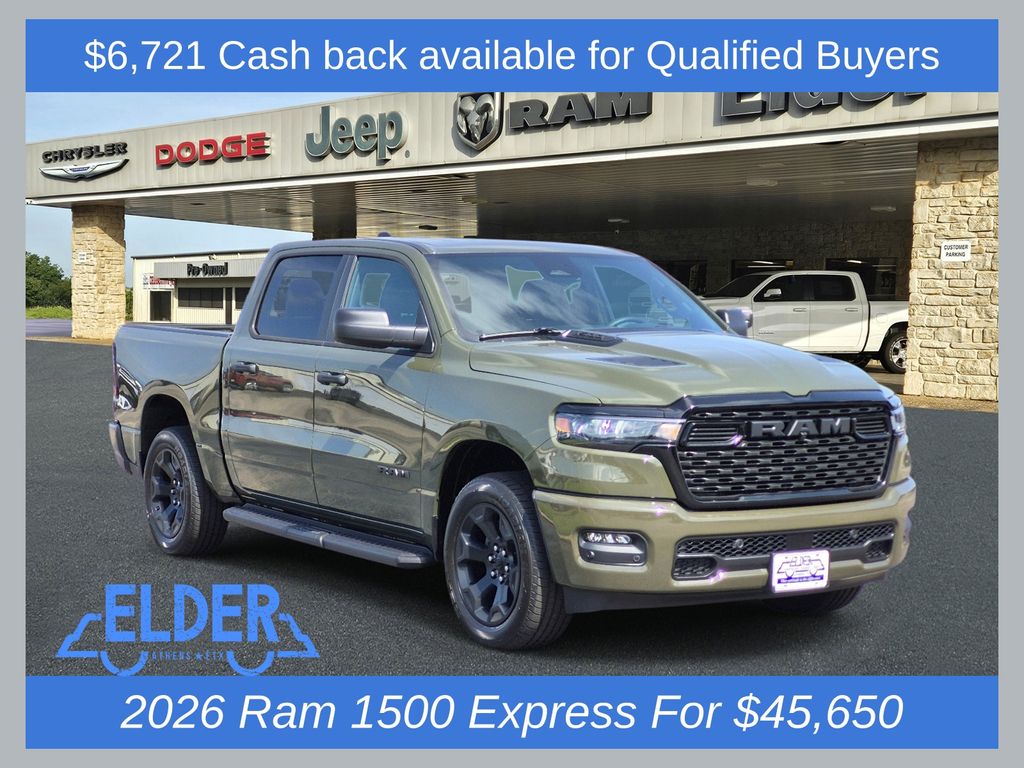 New 2026 Ram 1500 EXPRESS CREW CAB 4X4 5'7 BOX