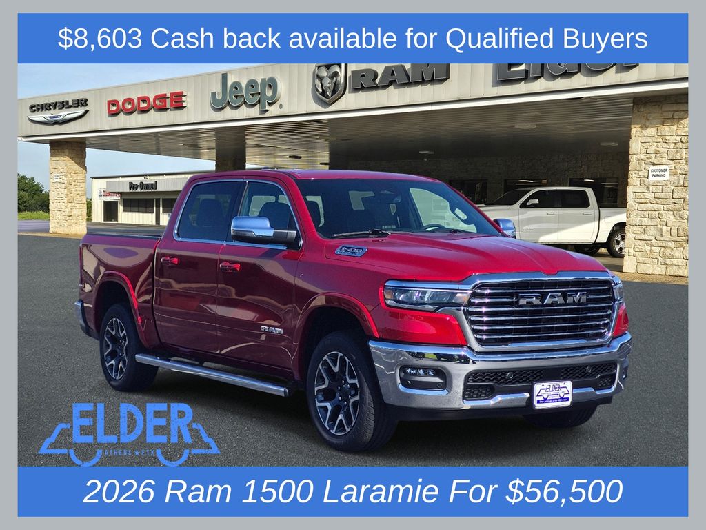 New 2026 Ram 1500 LARAMIE CREW CAB 4X4 5'7 BOX