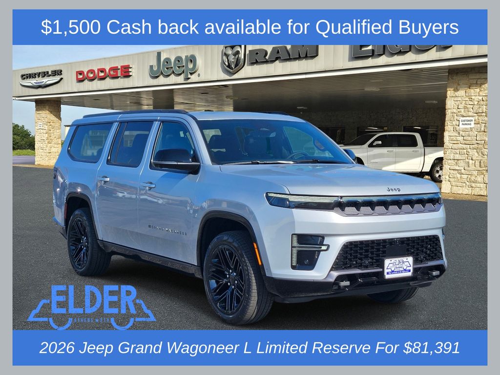 New 2026 Jeep Grand Wagoneer L LIMITED RESERVE 4X4