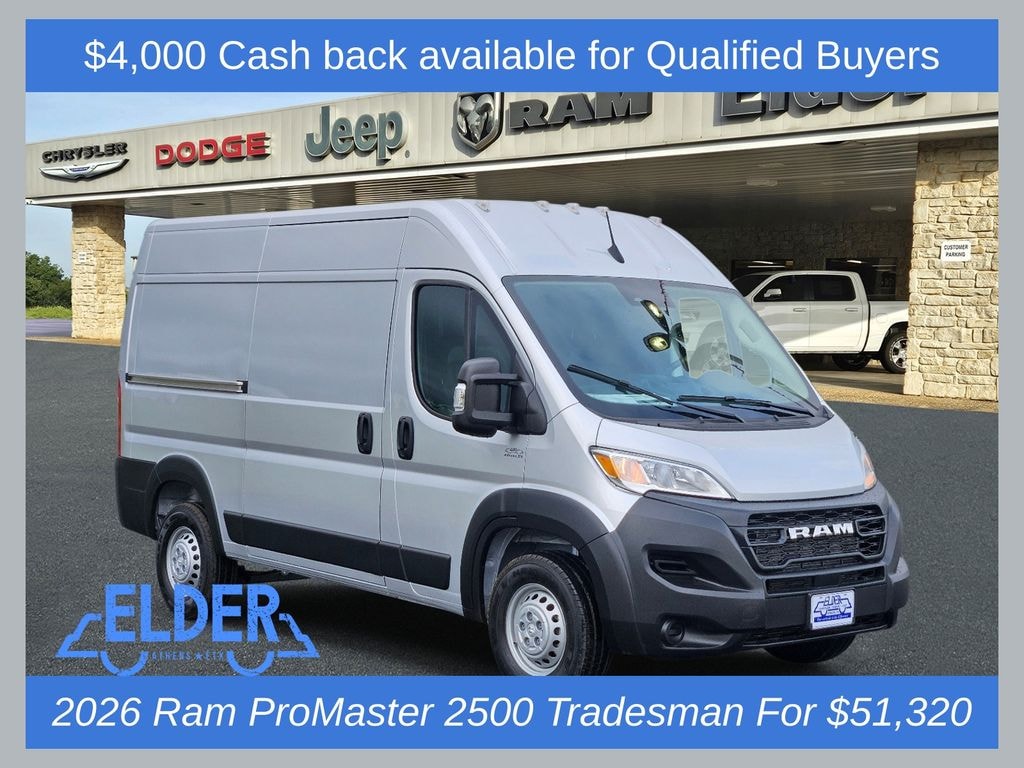 New 2026 Ram Promaster 2500 PROMASTER 2500 TRADESMAN CARGO VAN HIGH ROOF 136' Cargo Van