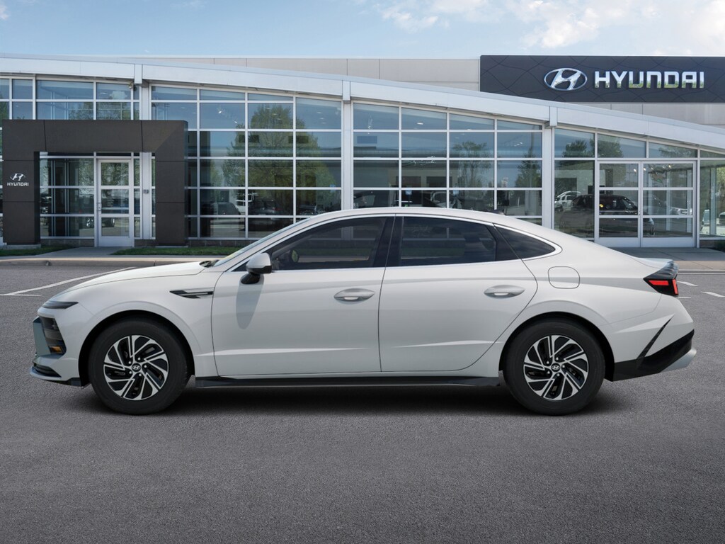 New 2026 Hyundai Sonata Hybrid Blue Sedan
