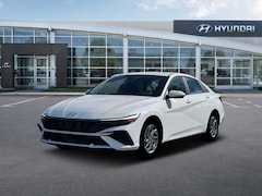 2026 Hyundai Elantra Hybrid Blue Sedan