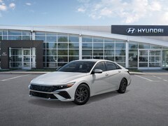 2026 Hyundai Elantra Hybrid Blue Sedan