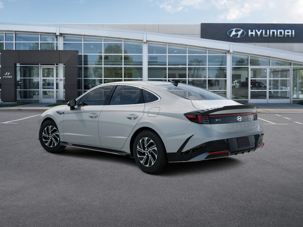 New 2026 Hyundai Sonata Hybrid Blue Sedan