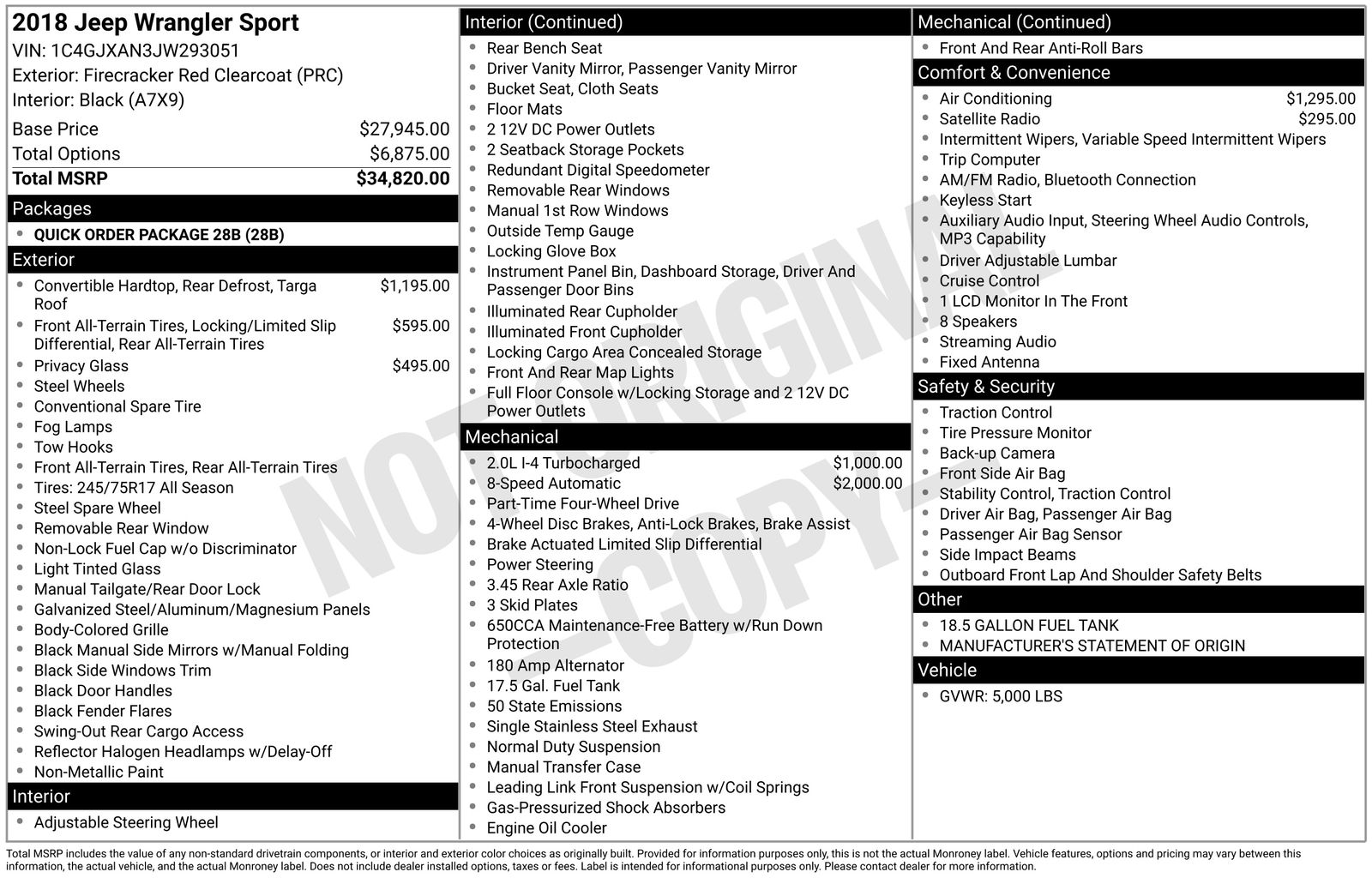 Thumbnail: 2018 Jeep Wrangler - 4