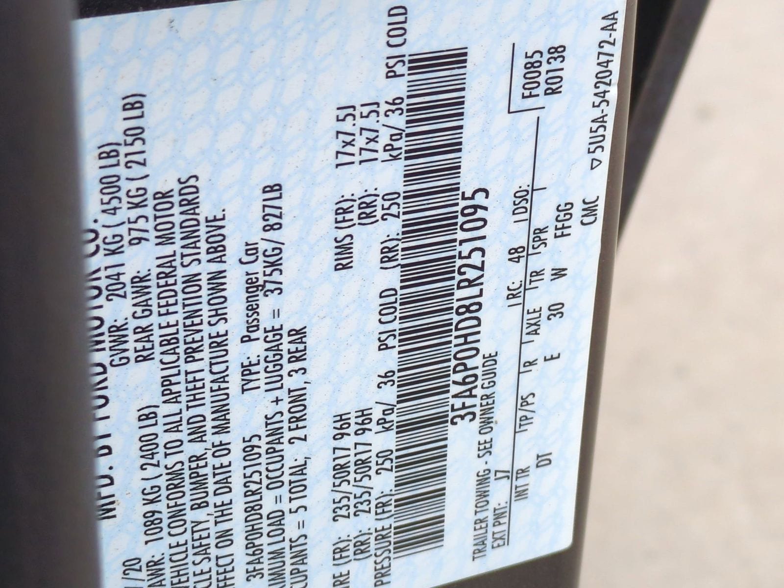 Thumbnail: 2020 Ford Fusion - 36