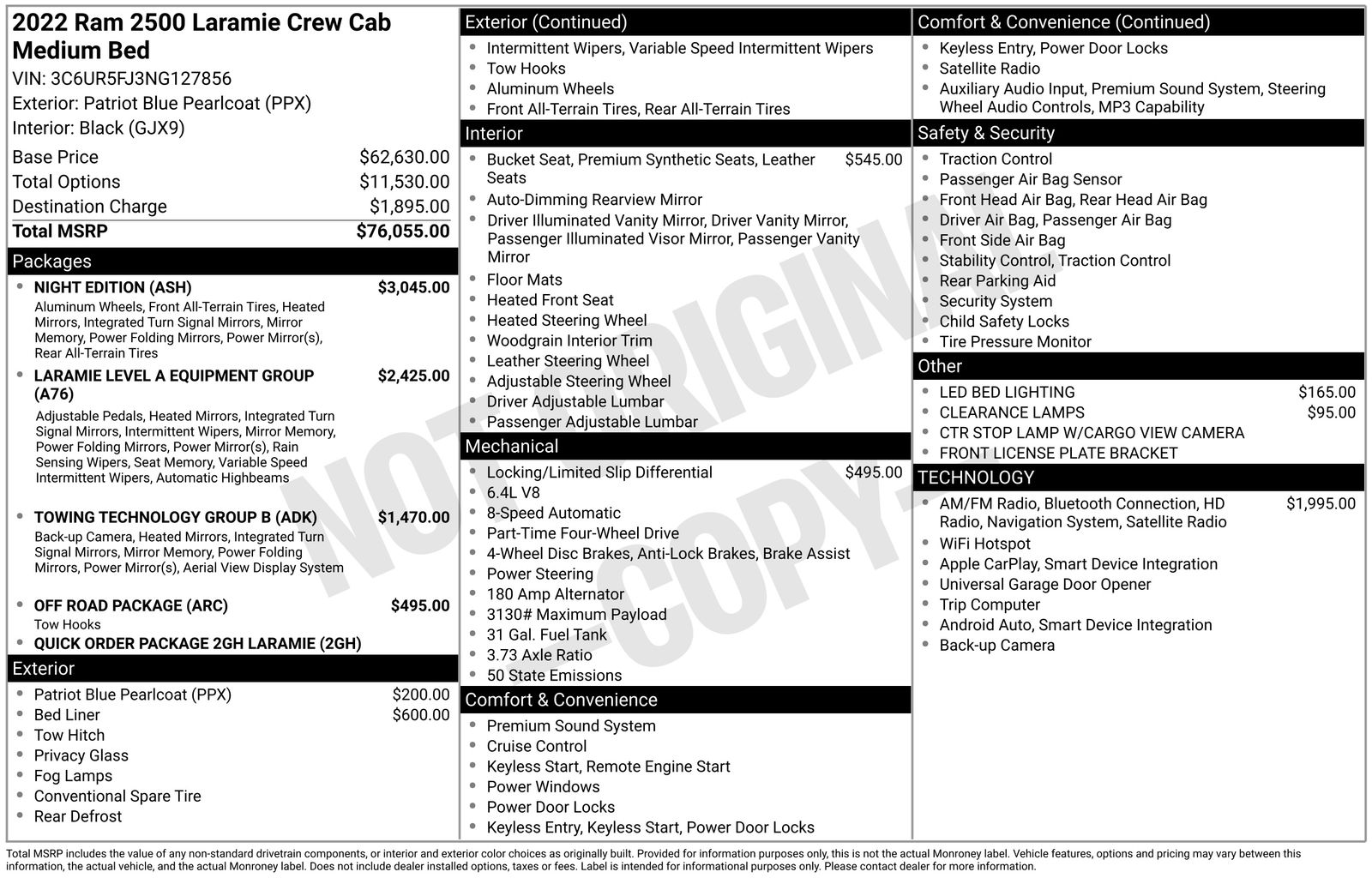 Thumbnail: 2022 RAM 2500 - 4