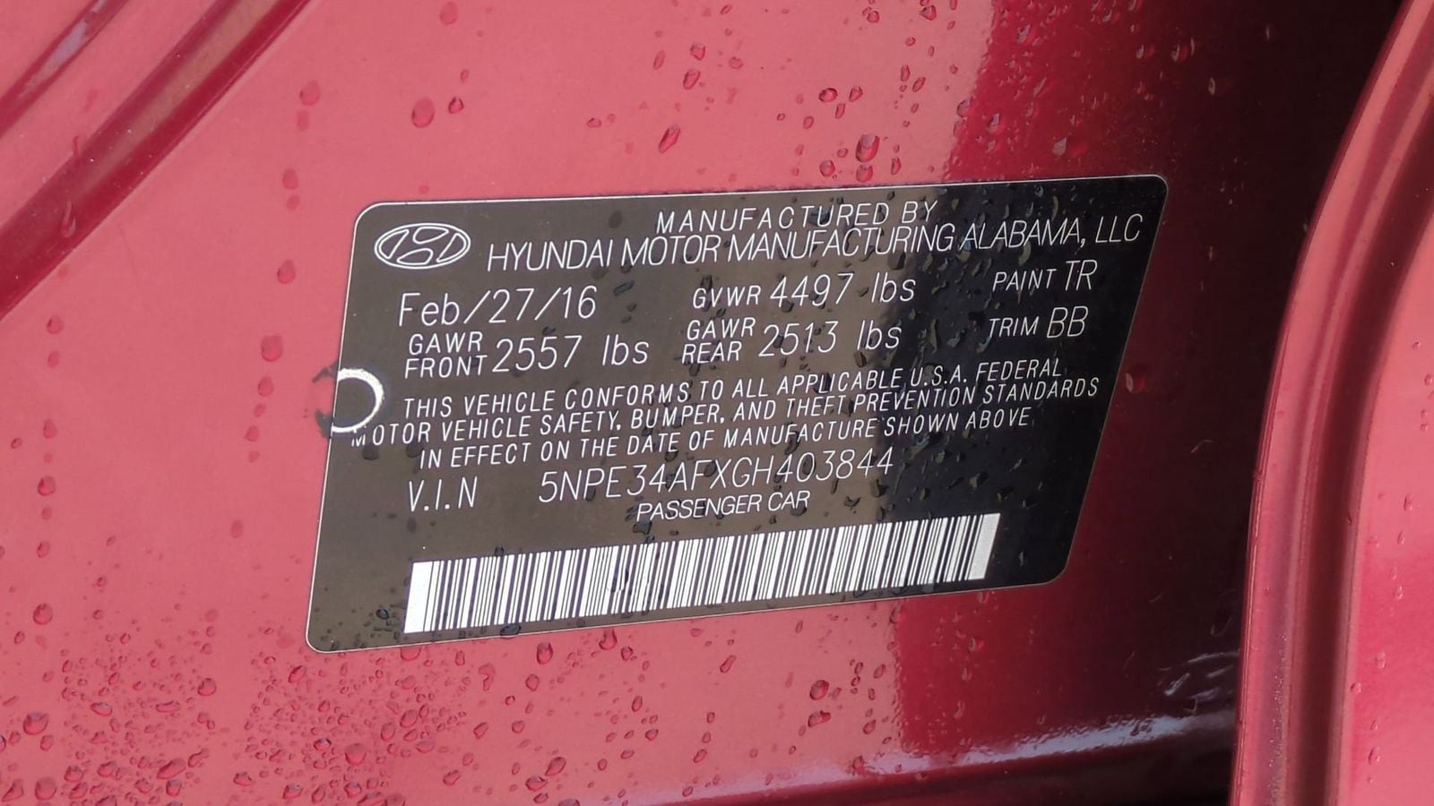 Thumbnail: 2016 Hyundai Sonata - 32
