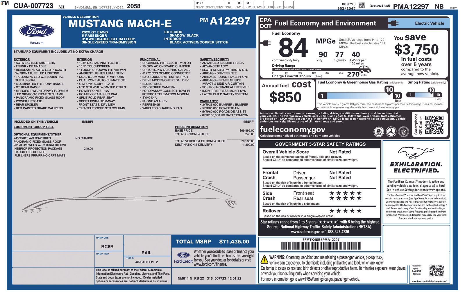 Thumbnail: 2023 Ford Mustang Mach-E - 4