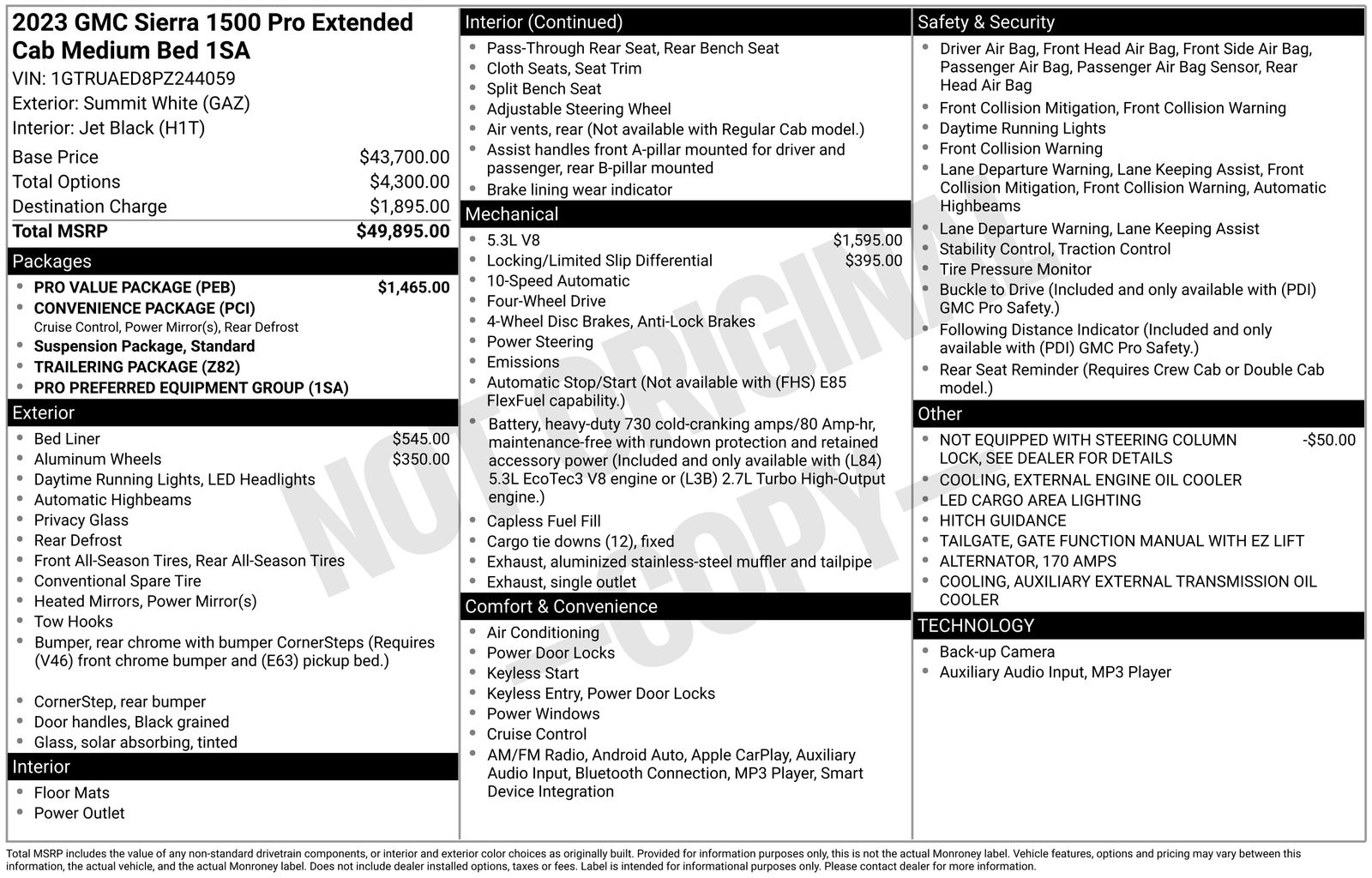 Thumbnail: 2023 GMC Sierra 1500 - 4