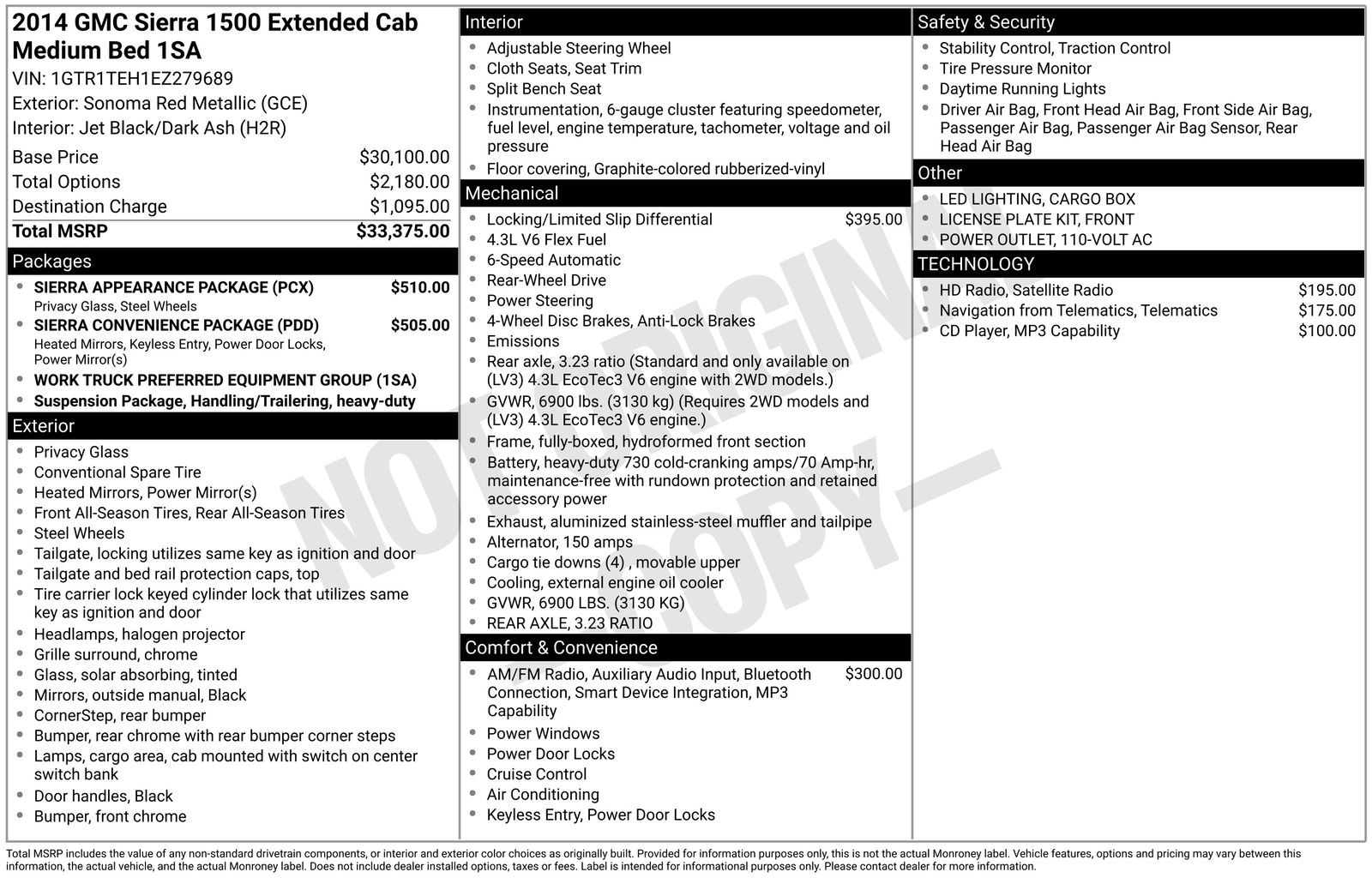 Thumbnail: 2014 GMC Sierra 1500 - 4