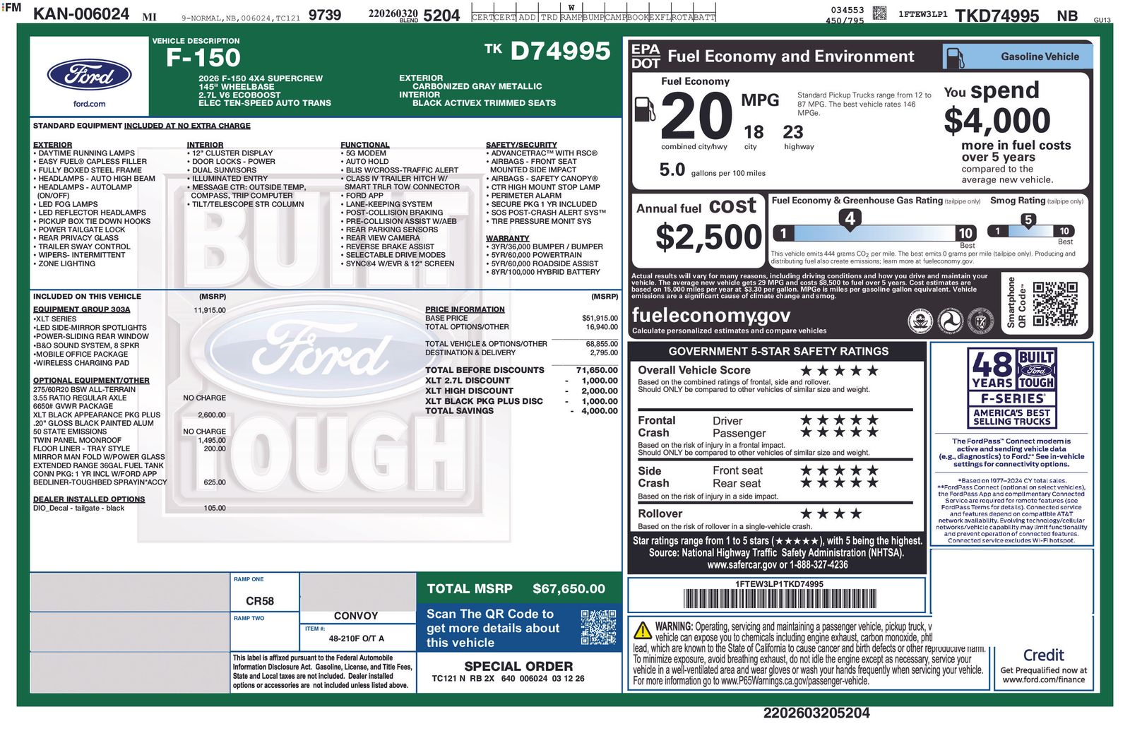 Thumbnail: 2026 Ford F-150 - 5