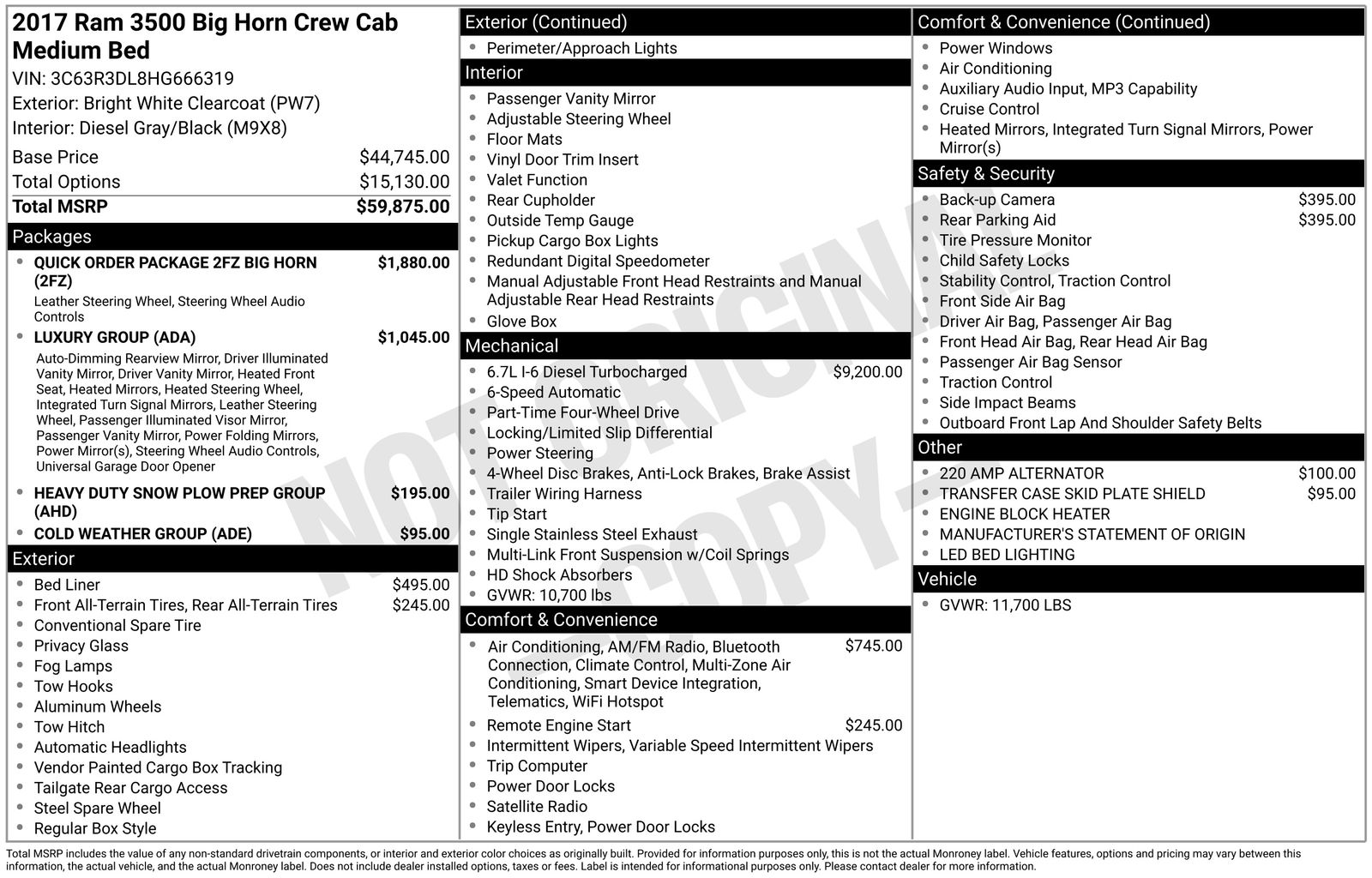 Thumbnail: 2017 RAM 3500 - 8