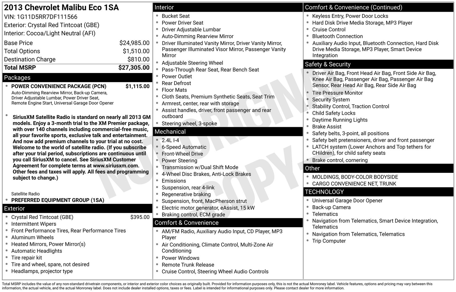 Thumbnail: 2013 Chevrolet Malibu - 8