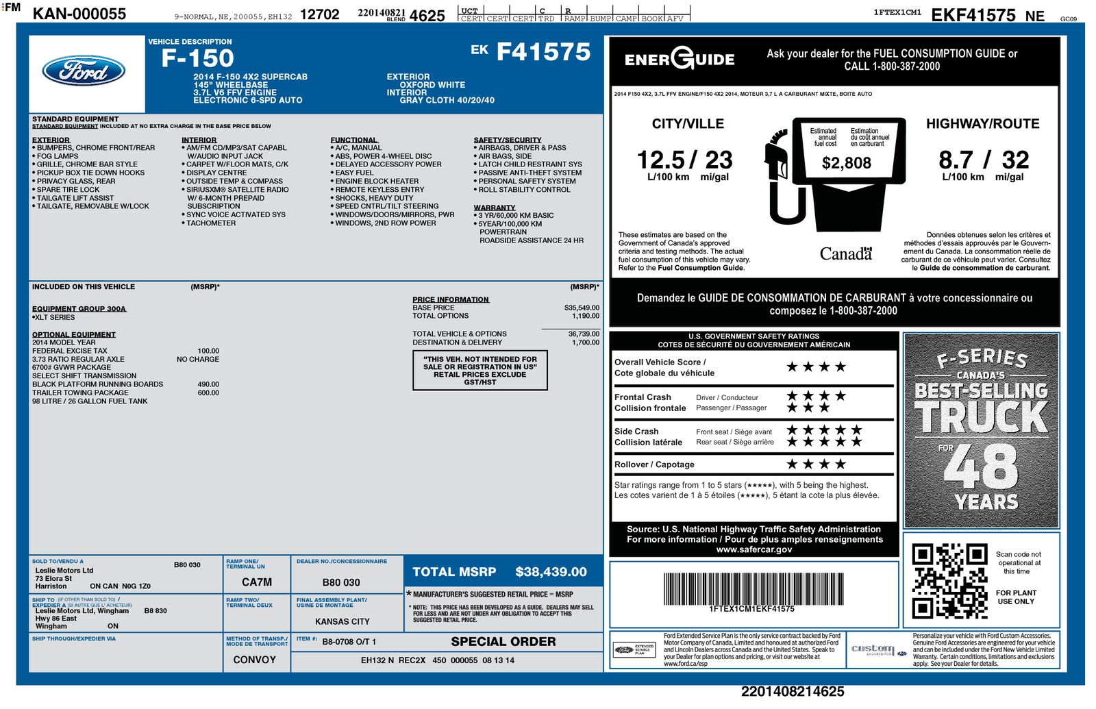 Thumbnail: 2014 Ford F-150 - 4