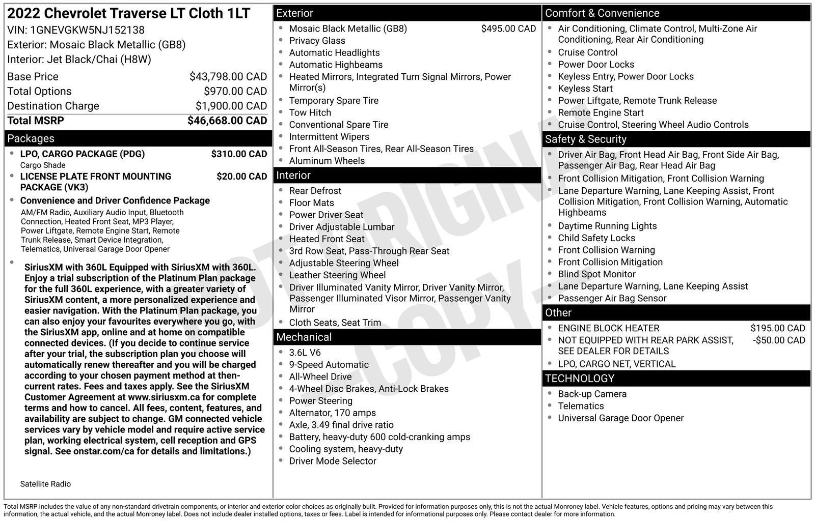 Thumbnail: 2022 Chevrolet Traverse - 4