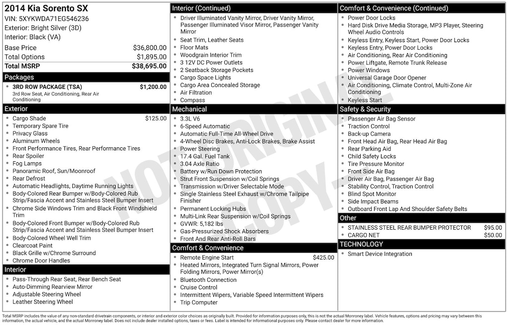 Used 2014 Kia Sorento SX SUV