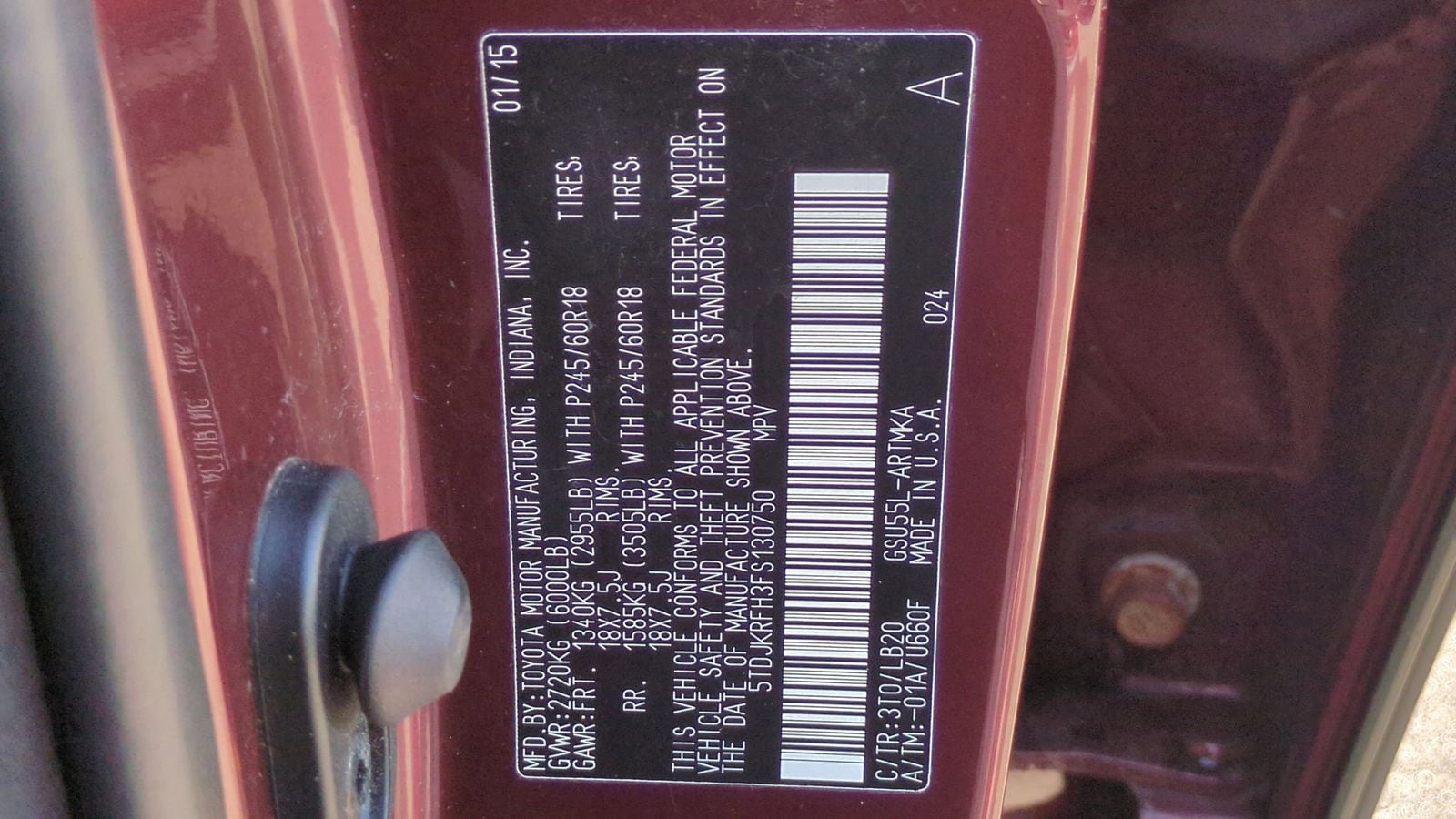 Thumbnail: 2015 Toyota Highlander - 37