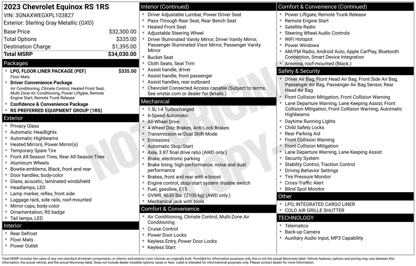 Thumbnail: 2023 Chevrolet Equinox - 4