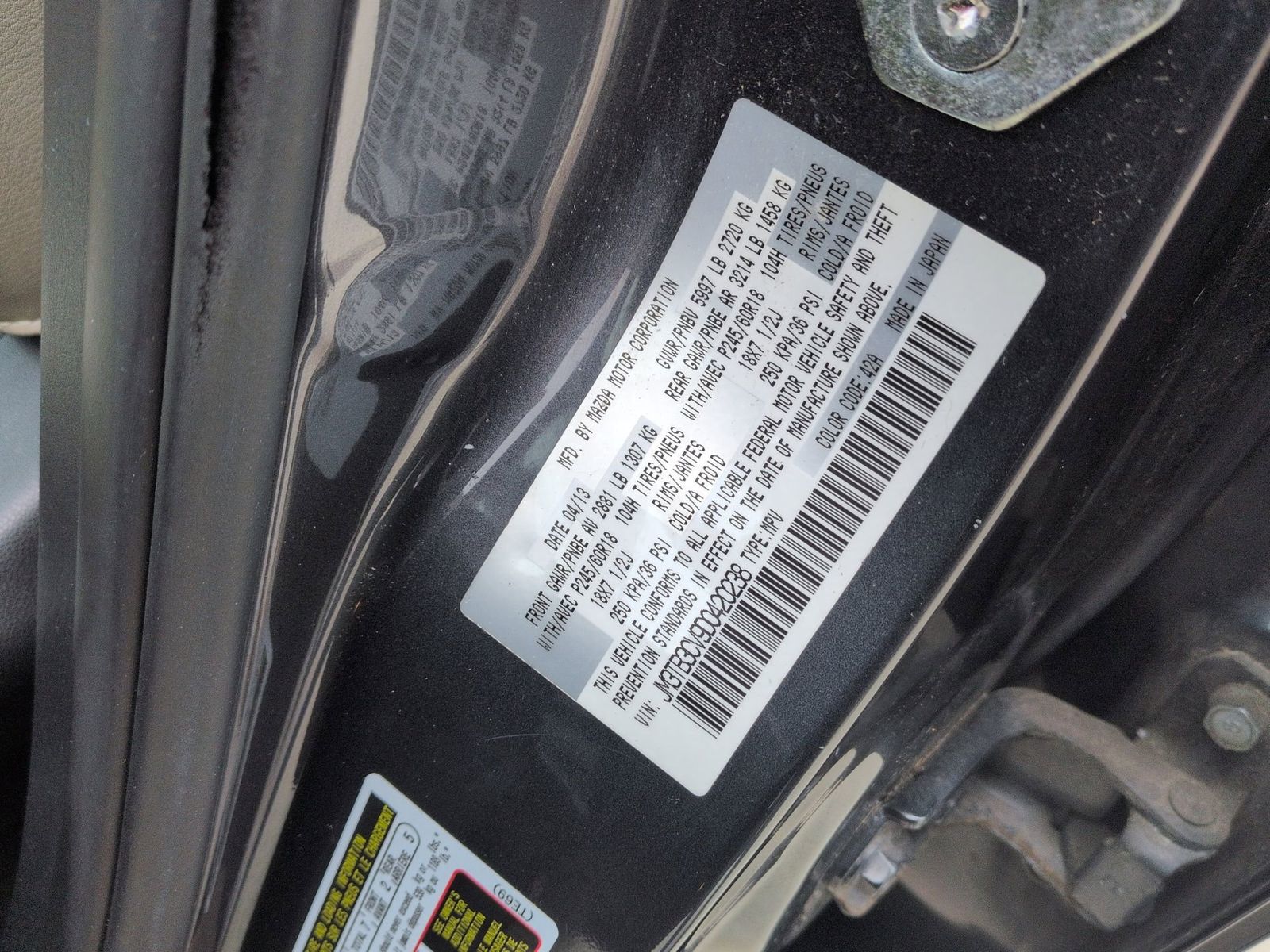 Thumbnail: 2013 Mazda CX-9 - 12