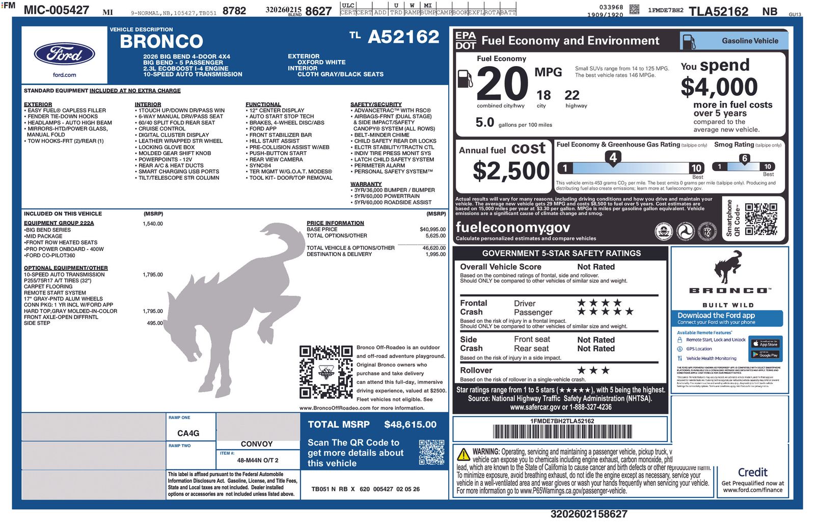 Thumbnail: 2026 Ford Bronco - 5