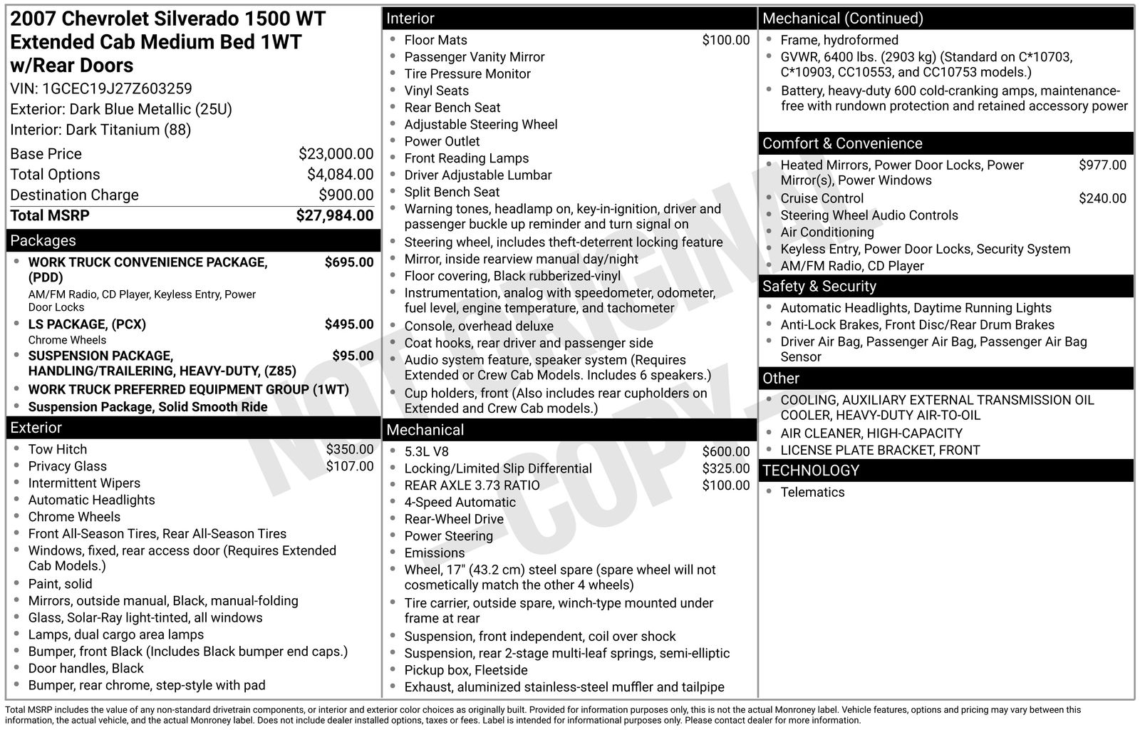 Thumbnail: 2007 Chevrolet Silverado 1500 - 7
