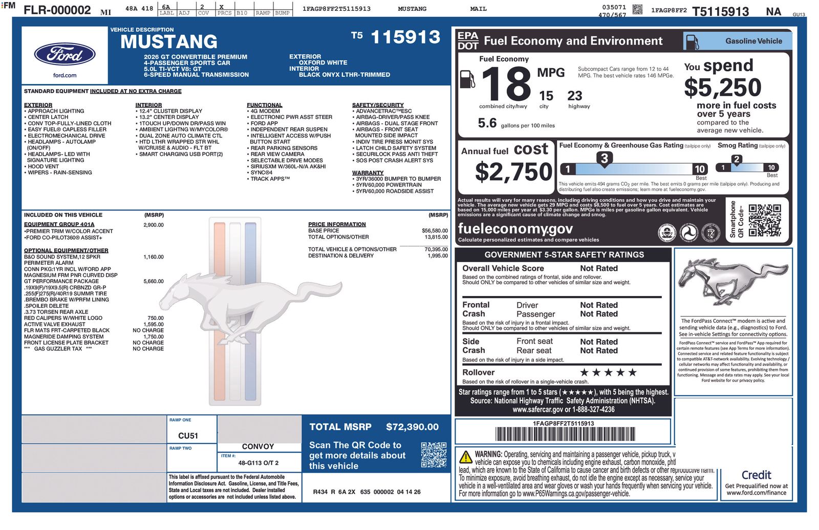Thumbnail: 2026 Ford Mustang - 5