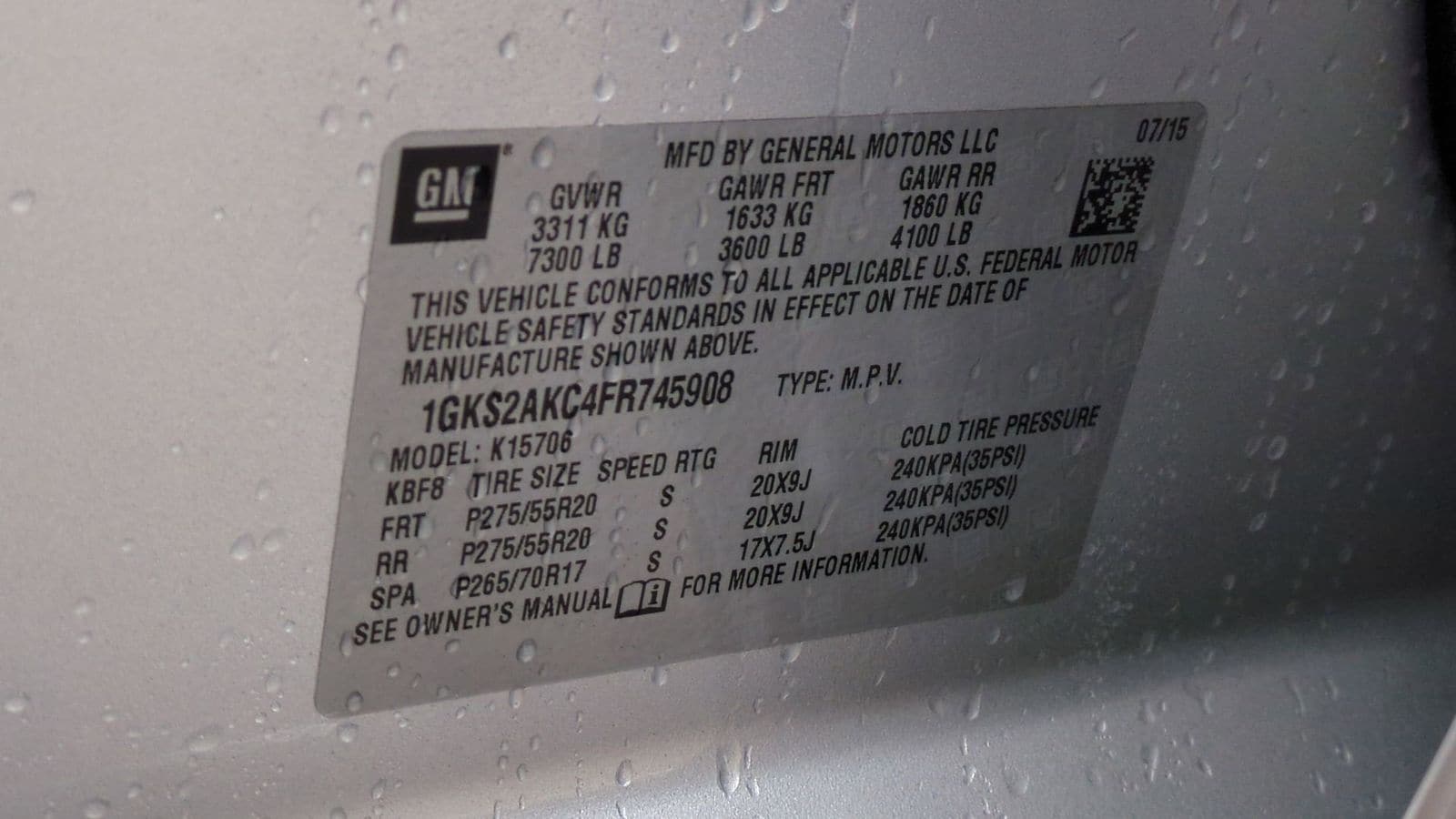 Thumbnail: 2015 GMC Yukon - 34