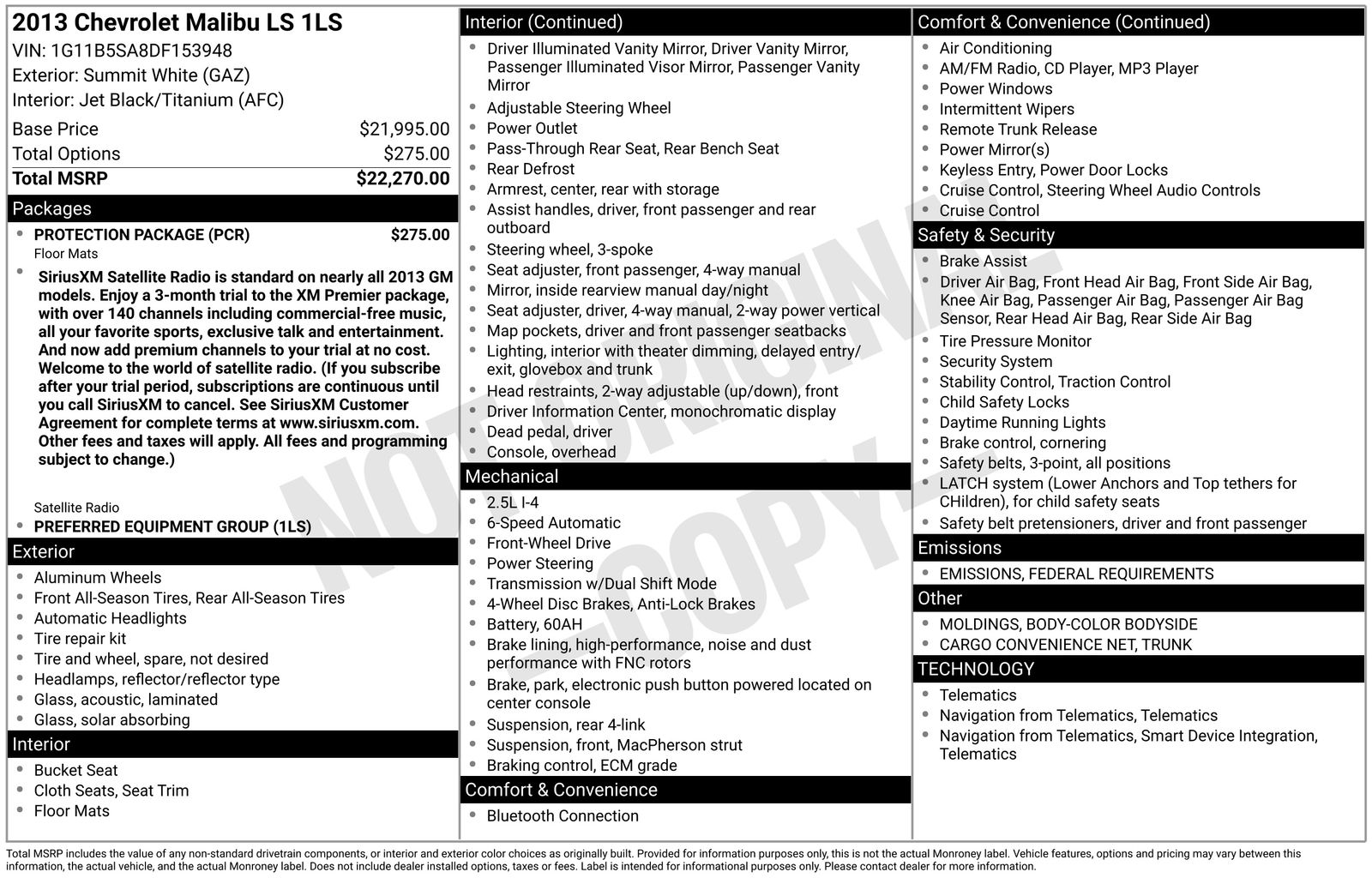 Thumbnail: 2013 Chevrolet Malibu - 8