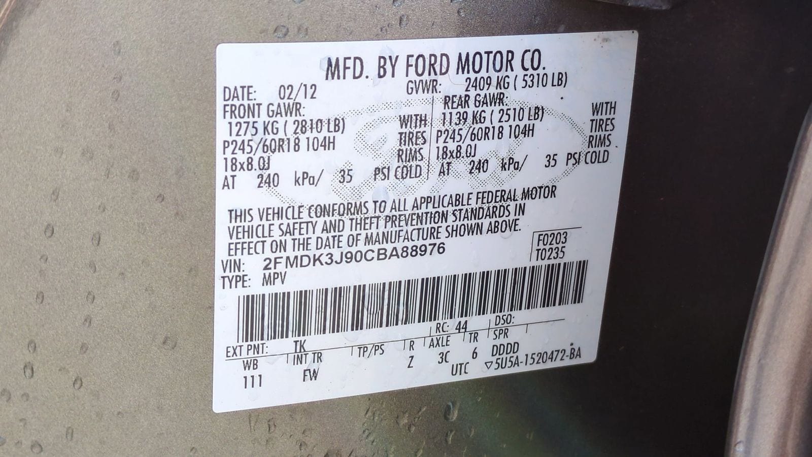 Thumbnail: 2012 Ford Edge - 29