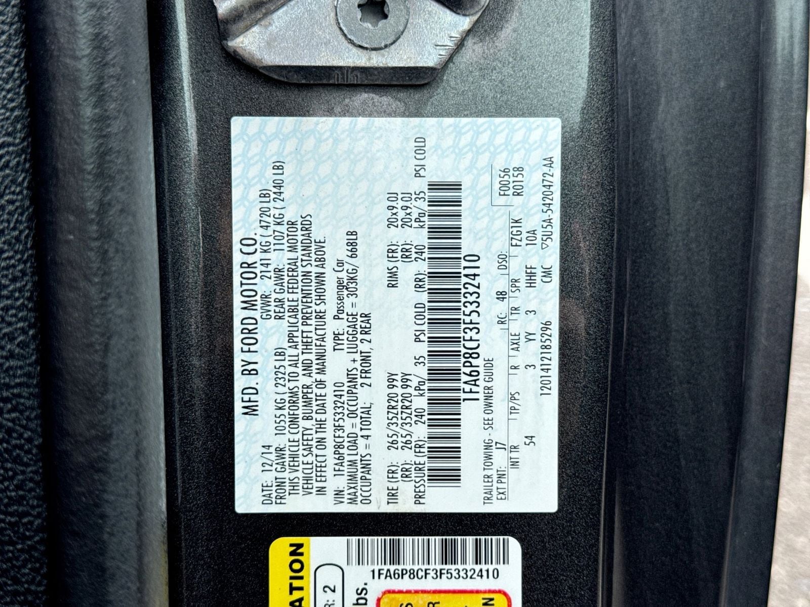 Thumbnail: 2015 Ford Mustang - 34