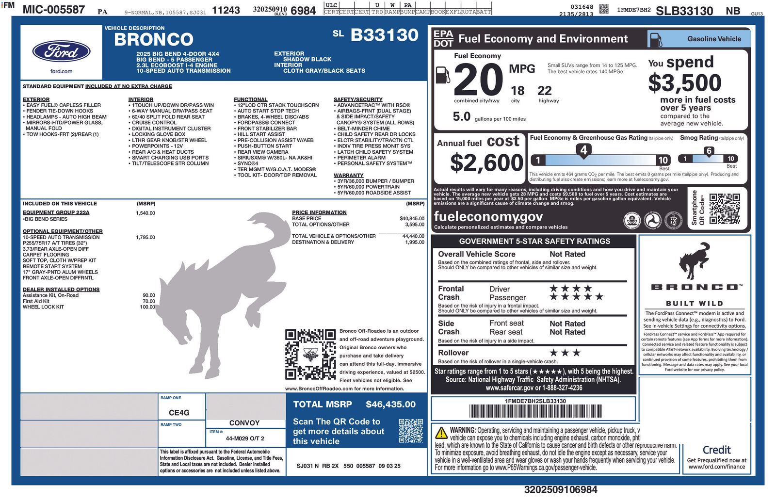 Thumbnail: 2025 Ford Bronco - 5