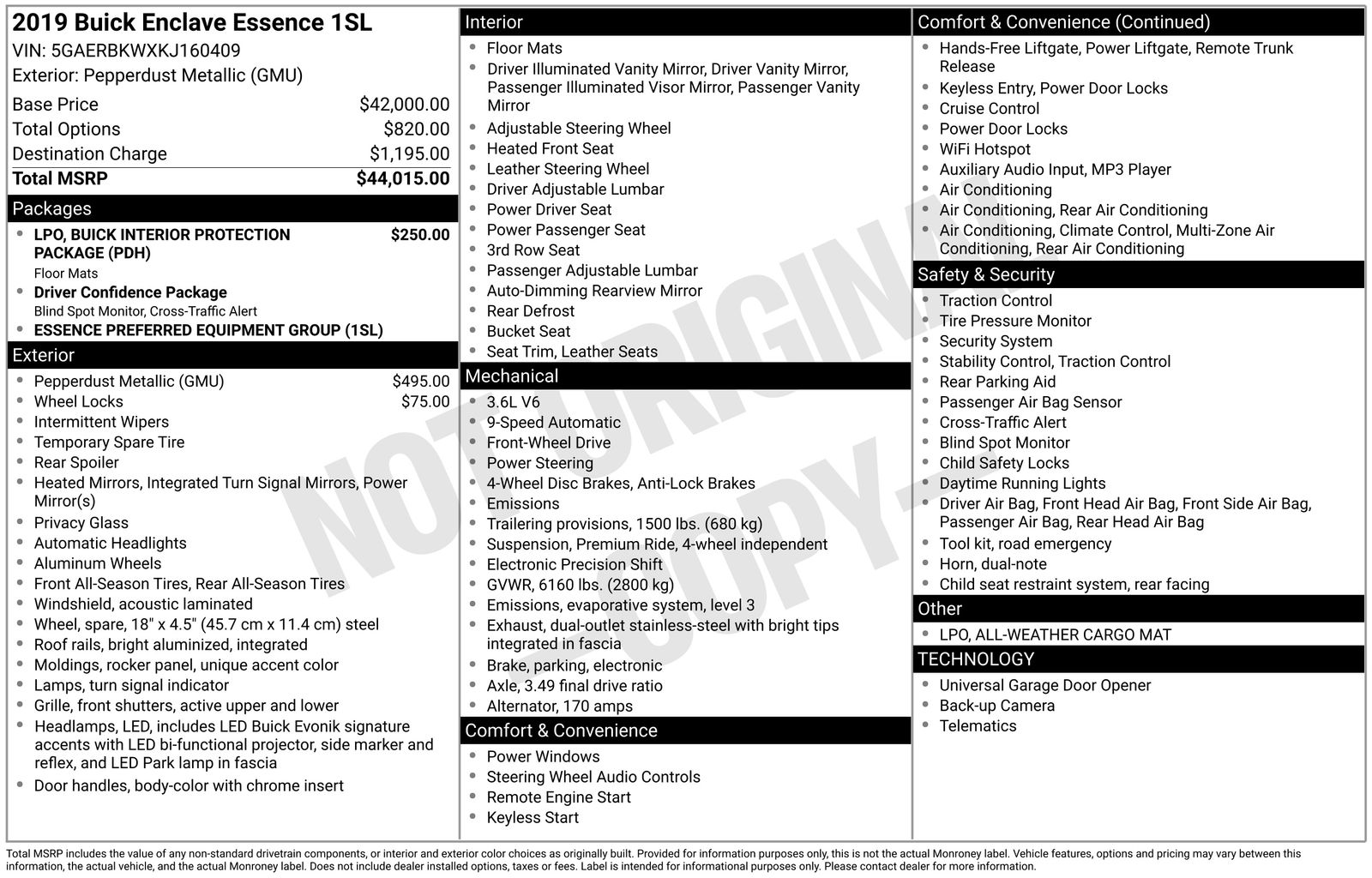 Thumbnail: 2019 Buick Enclave - 4