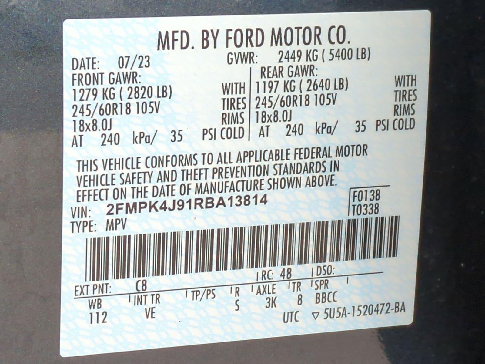 2024 Ford Edge SEL 38