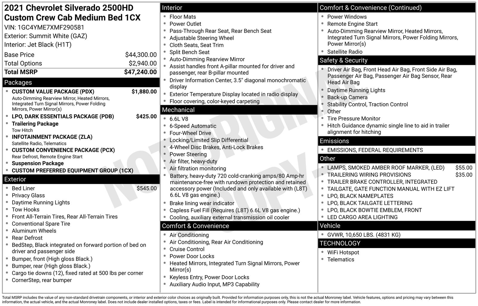 Thumbnail: 2021 Chevrolet Silverado 2500 - 4