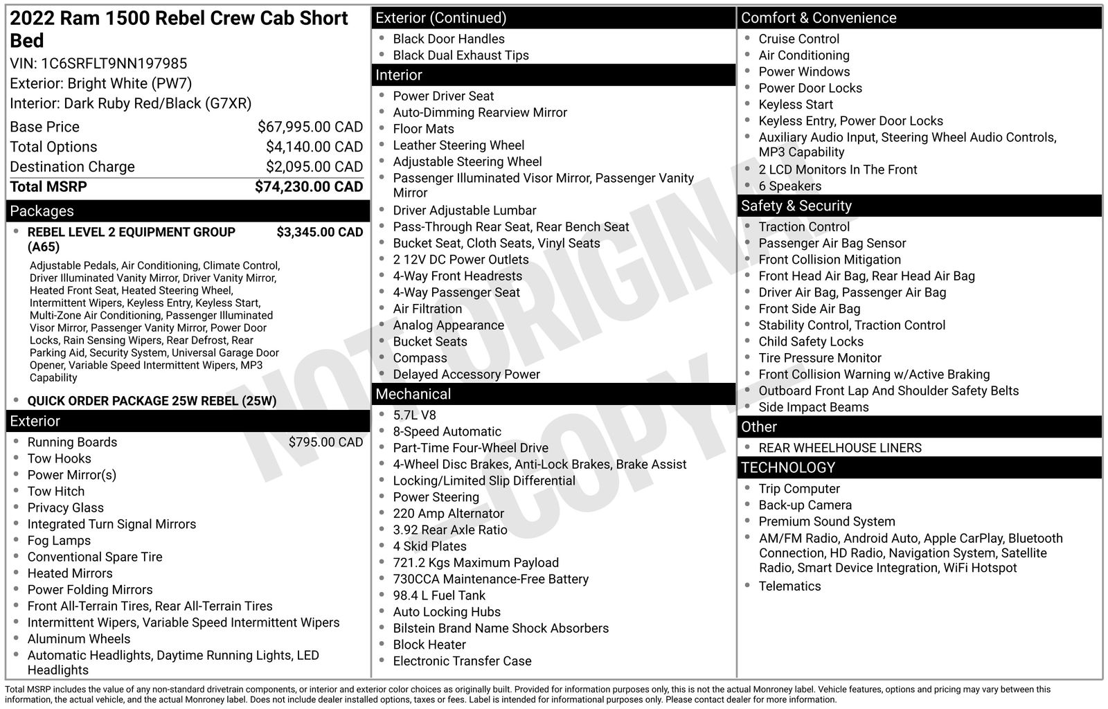 Thumbnail: 2022 RAM 1500 - 4