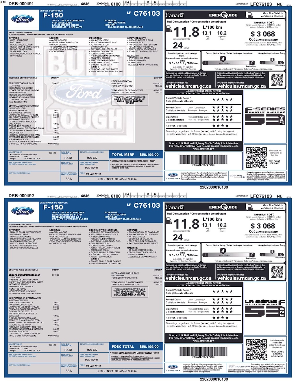 Used 2020 Ford F-150 XLT Truck