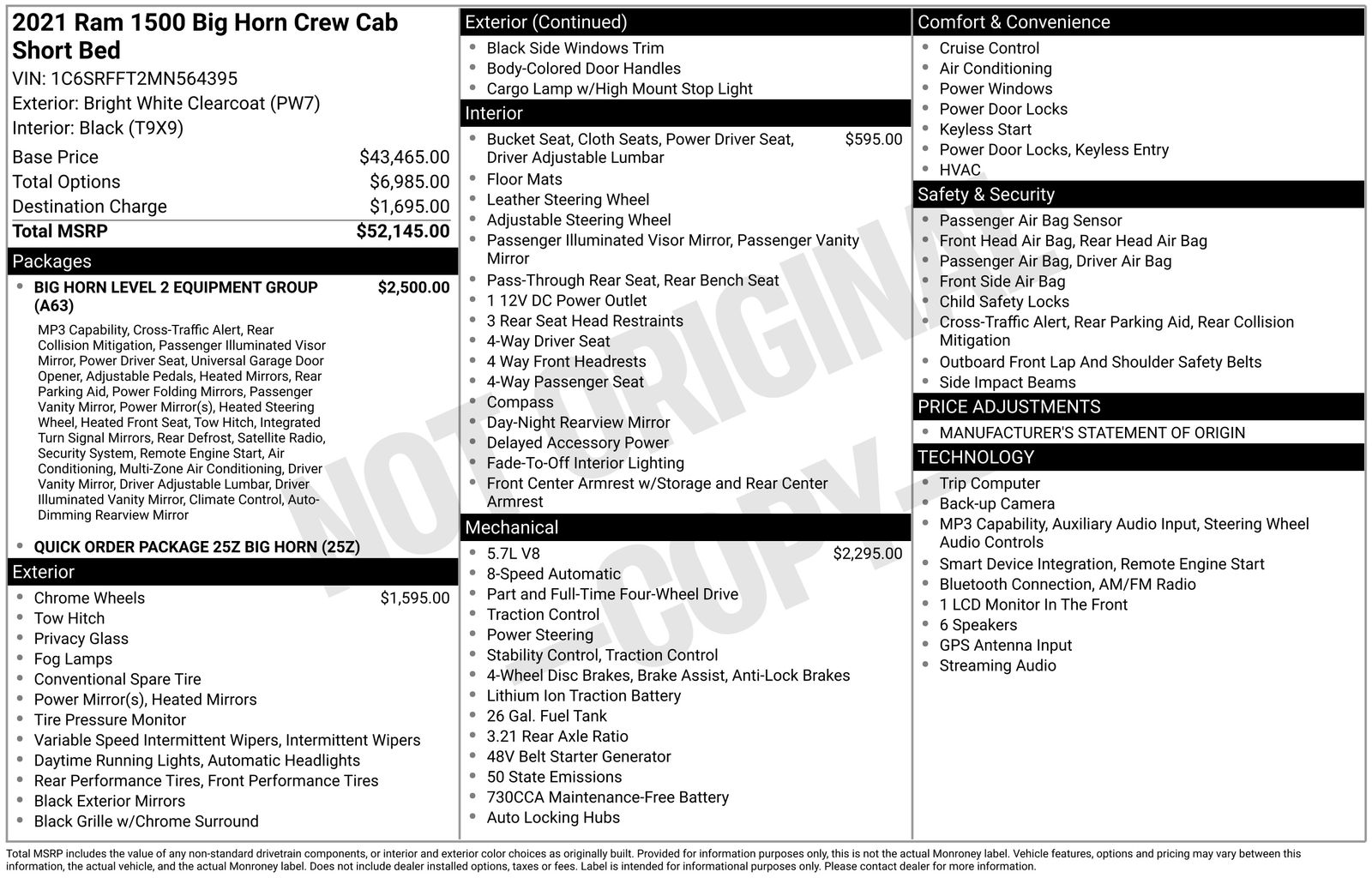 Thumbnail: 2021 RAM 1500 - 3