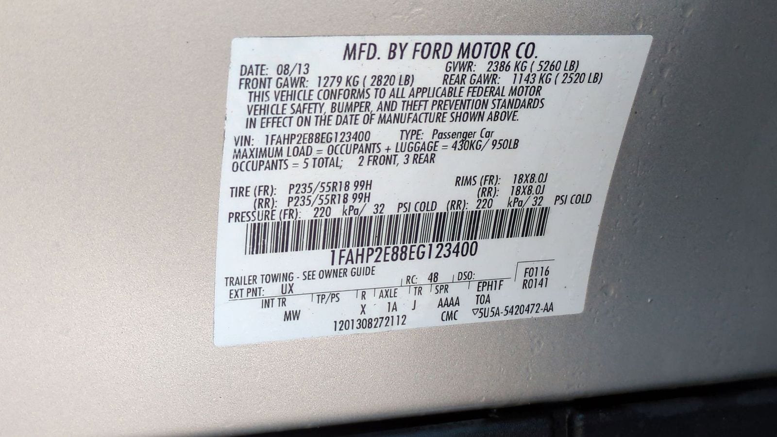 Thumbnail: 2014 Ford Taurus - 29