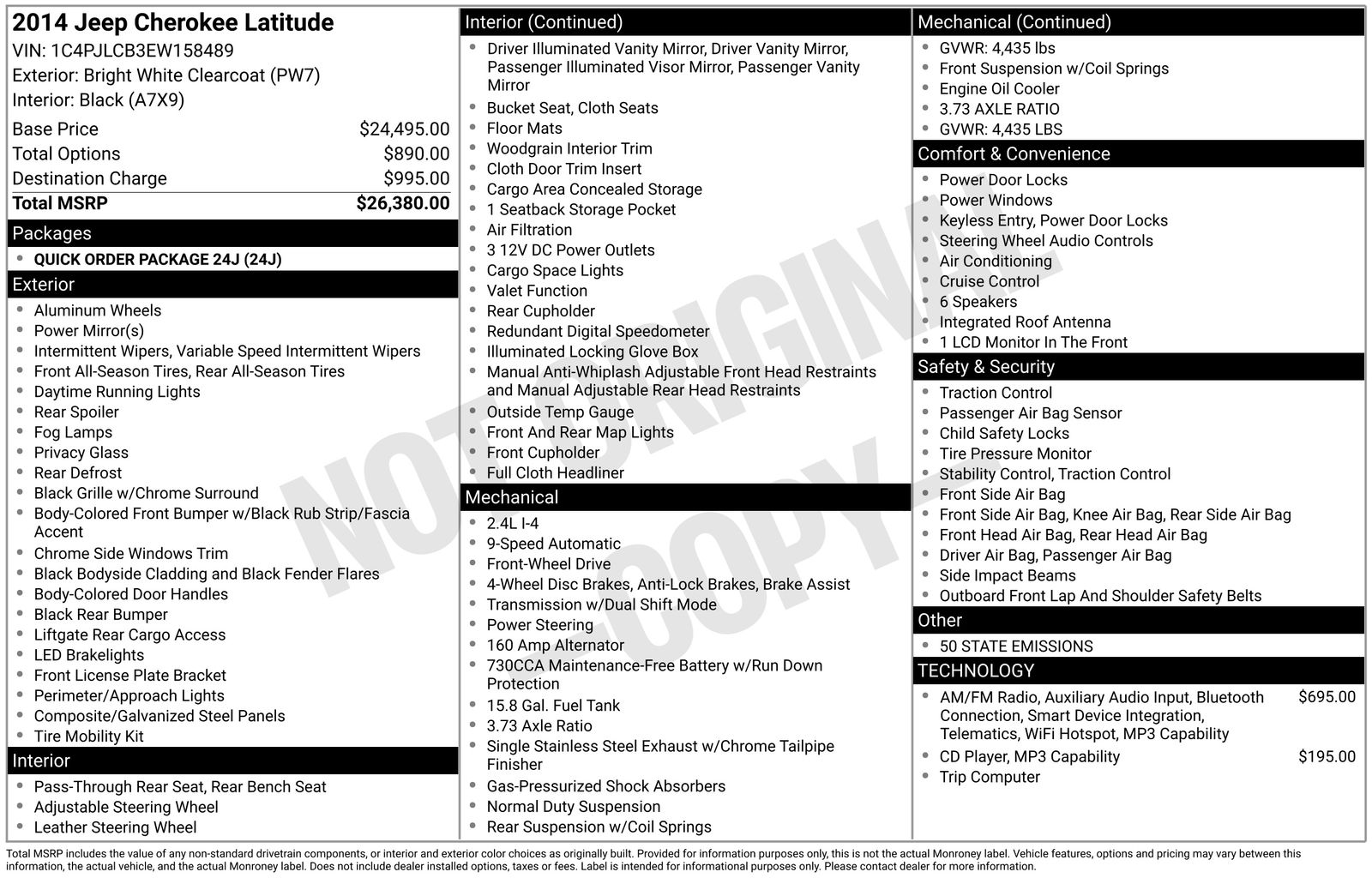 Thumbnail: 2014 Jeep Cherokee - 7