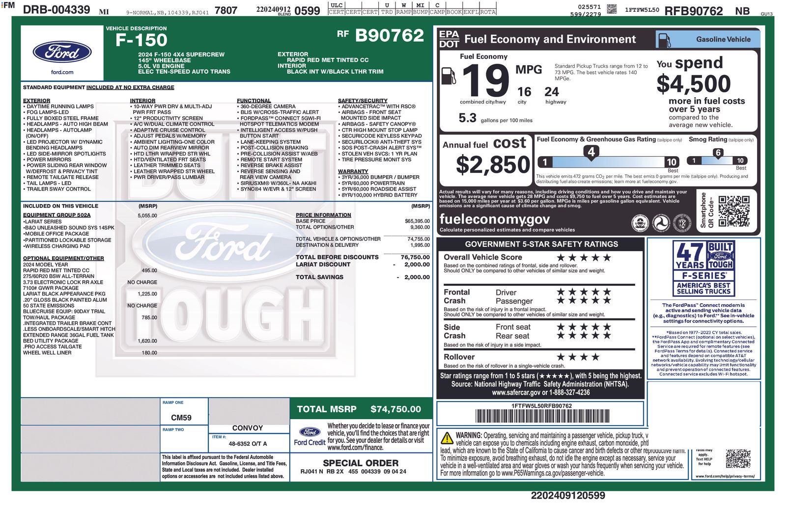 Thumbnail: 2024 Ford F-150 - 4