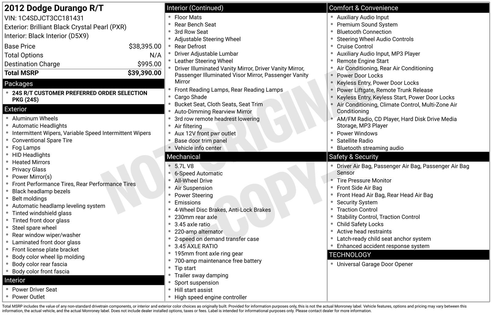 Thumbnail: 2012 Dodge Durango - 8