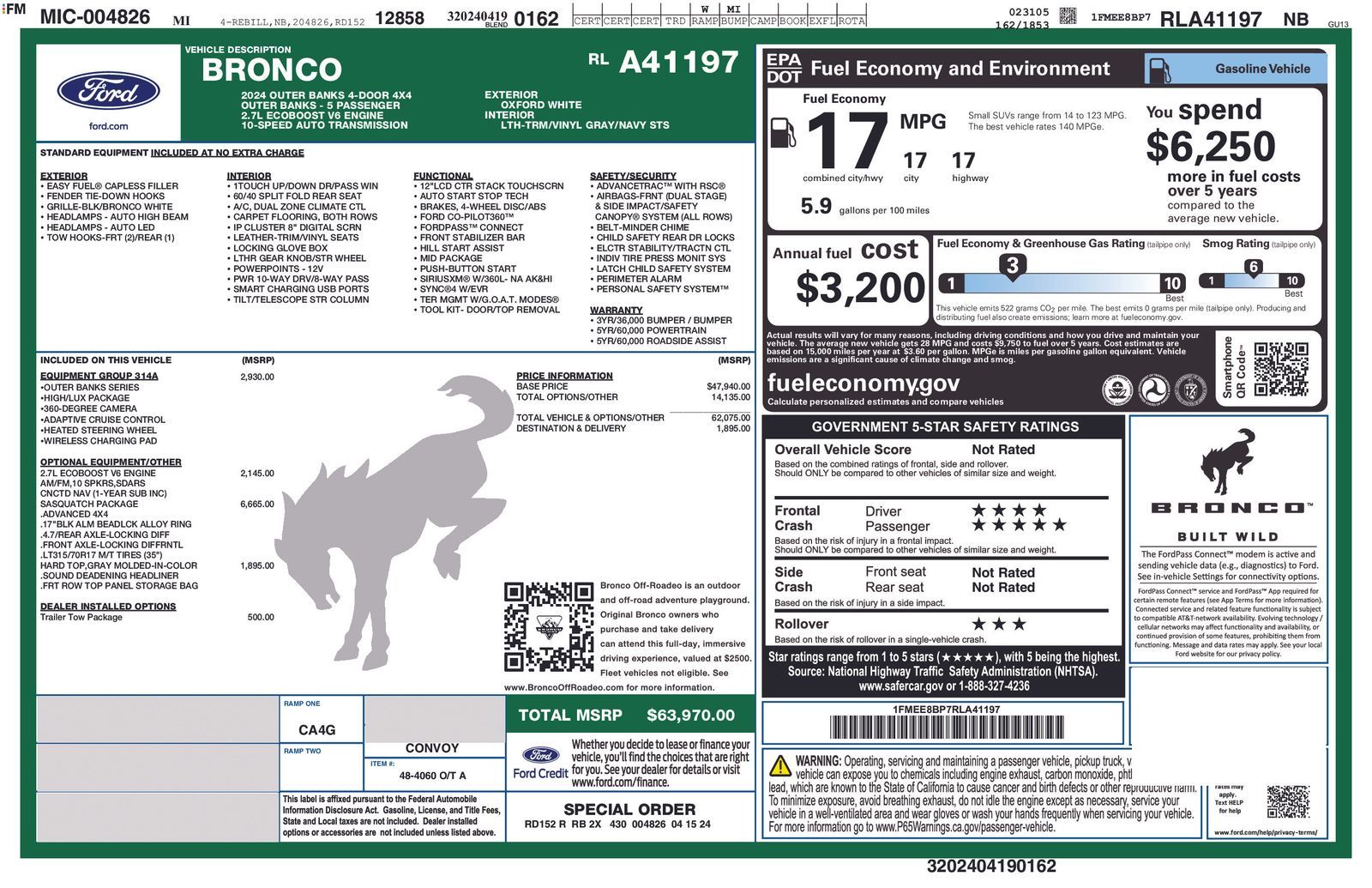 Thumbnail: 2024 Ford Bronco - 4